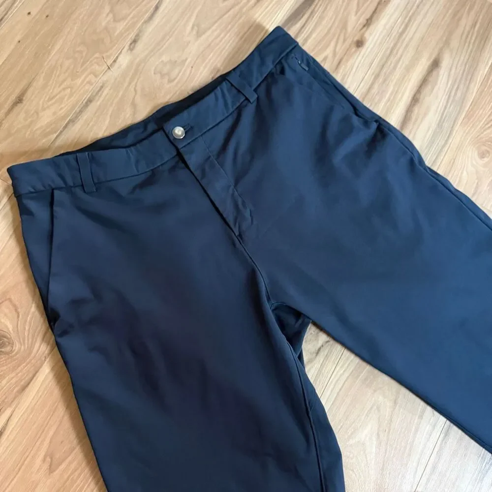 Lululemon Commission Pant Classic Warpstreme 33.5” True Navy Trousers Size 34T